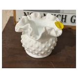 HOBNAIL MILKGLASS