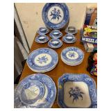 BLUE AND WHITE DISHES LOT