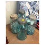 GLASS CANNING JARS