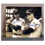 Mickey Mantle (HOF) And Joe DiMaggio (HOF) Autographed Photo And I Love Mickey 45 RPM Record 