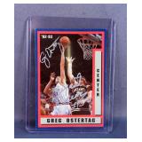 Kansas Jayhawks Autographed Basketball And Trading Cards, Including Roy Williams (HOF) 