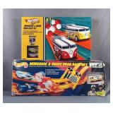 Hot Wheels Mongoose And Snake Drag Race Sets, One Is Autographed By Tom 'Mongoose' McEwen 
