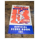 1958 CHICAGO WHITE SOX SCORE BOOK
