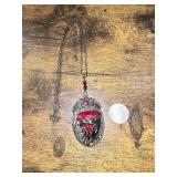 RED DRAGON PENDANT NECKLACE