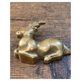 SMALL BRASS DEER