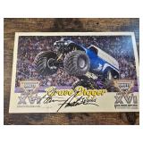 SIGNED GRAVE DIGGER PHOTO