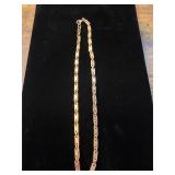 ROSE GOLD BRONZE MILOR ITALY NECKALCE
