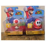2 SUPER MARIO BROS FIGURES