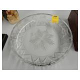 Low form, cut crystal bowl