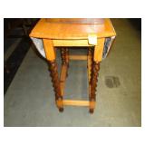 Petite, stripped, oak, barley twist, gateleg