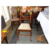 Edwardian, mahogany, bedroom chair