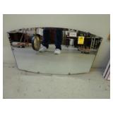 Art Deco, beveled, wall mirror