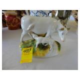 19th Century Staffordshire cow figure