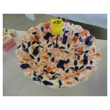 19th Century, Staffordshire bowl in Imari colors