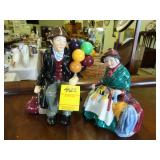 Two Royal Doulton figures, The Balloon Man and