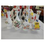 Three Aynsley bone china vases along with a