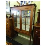 TOC mahogany, double door, display cabinet