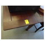 Arts and Crafts, mahogany, draw leaf table, ca.