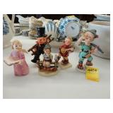 Five Goebel figurines
