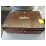 Mother of pearl inlay, Victorian, rosewood box
