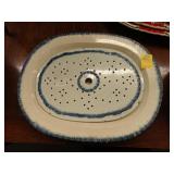 Large, early 19th Century Pearlware platter in