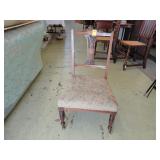 Inlaid, Edwardian, mahogany nursing chair