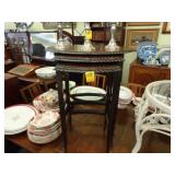 Set of three nesting mahogany tables