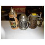 Three steins