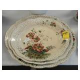 Lot of three graduated, Victorian ironstone