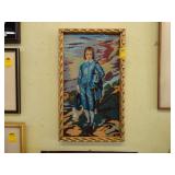 Needlework picture of Blue Boy