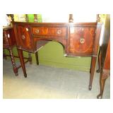 Petite, Edwardian, bow front, Hepplewhite,
