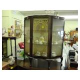Queen Anne curio cabinet