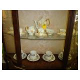 Mint green and cream Paragon bone china tea