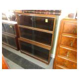 MCM, stacking, oak bookcase