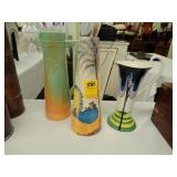 Lot of three tall pitchers, one A/F