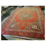 Hand knotted traditional Persian wool rug 8' 6' x