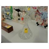 Heavy, cut crystal, shipï¿½s decanter