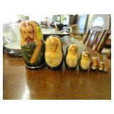 Russian Matsusaka dolls depicting the Tsar