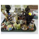 Tray lot of various figures