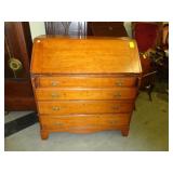 Georgian, mahogany, bureau desk, ca 1790
