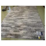 9' x 12' Contemporary rug in tan, beige and white