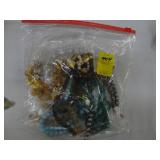 Bag of various costume jewelry, mostly necklaces