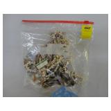 Bag of shell costume jewelry