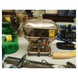 Sliver on copper samovar