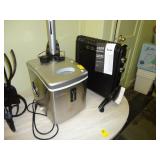 Portable ice maker, electric wine opener, and a