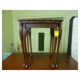 Nest of two Queen Anne tables