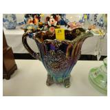 Amethyst, Carnival Glass pitcher in Sunflower