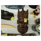 Carved wooden mask
