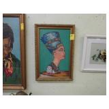 Needlework picture of Nefertiti