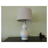 Contemporary, white, table lamp